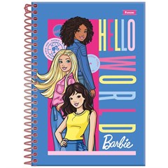 CADERNO 1/4 CD ESP BARBIE 80F 8294