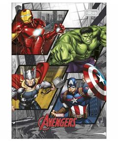 Caderno 1/4 Brochura Avengers 80 Folhas