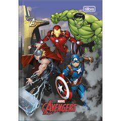 Caderno 1/4 Brochura Avengers 80 Folhas