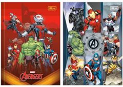 Caderno 1/4 Brochura Avengers 80 Folhas