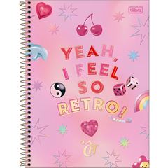 Caderno Capa Dura 16x1 Capricho 256 Folhas