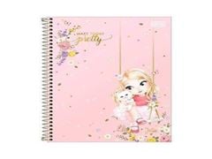 CADERNO CD JOLIE 1X1 80F 308536