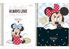 CADERNO CD MINNIE 10X1 160F 308099