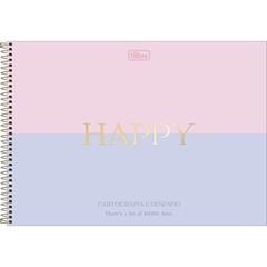 CADERNO CARTOG HAPPY 80F 306291