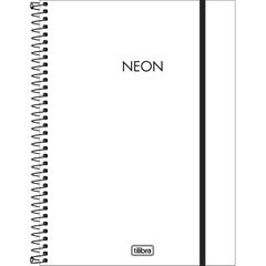 CADERNO CD NEON 10X1 160F BCO 302406