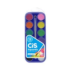 Estojo Aquarela Cis 12 Cores