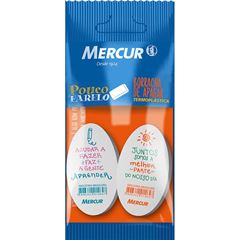 BORRACHA MERCUR TR OVAL 2P LAPIS/SOL 14661