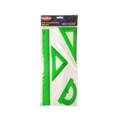 Cj Geometrico Goller 4p Neon 6100