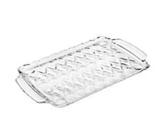 BANDEJA CRISTAL 35X21X3CM 35224