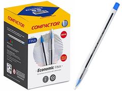 CANETA COMPACT ECONOM FINA 100P AZ 001 (12)