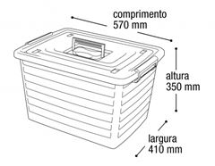ORGANIZADOR C/TP 50L 25167PM