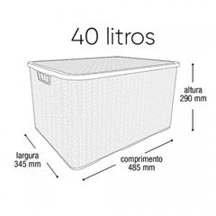 ORGANIZADOR RATTAN 40 MARR 25602PM
