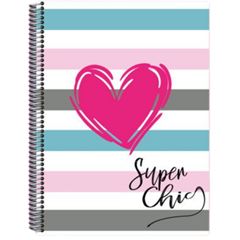 CADERNO CD SUPER CHIC 10X1 200F 5505