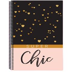 CADERNO CD SUPER CHIC 20X1 400F 5508