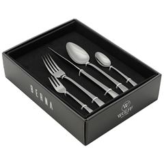 Faqueiro Inox Black Berna 30 Peças