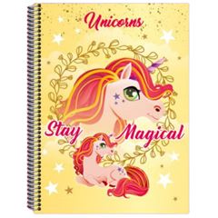 CADERNO CD 1/4 UNICORNS 200F 5182