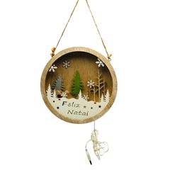 Enfeite Wood 20cm 25013