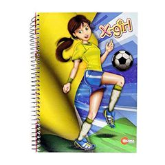 CADERNO CD X-GIRL 1X1 80F 5743