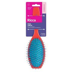 Escova Ricca Oval Almof Cerej 2426