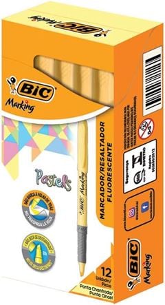 MARCA TEXT BIC B LINE 12P PAST AM 522227
