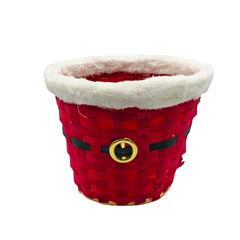 Cesto Bambu Roupa Noel Ntw30014