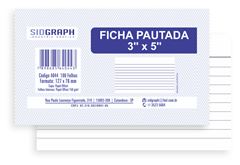 Ficha Pautada 3x5 127x76 4044