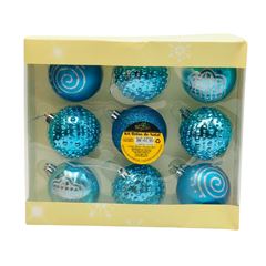 BOLA NATAL SORT 6CM C/9 NTB85401