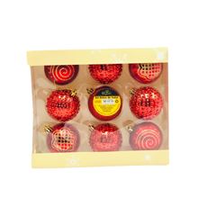 BOLA NATAL SORT 6CM C/9 NTB85401
