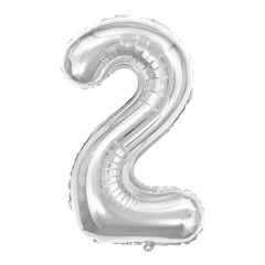 BALAO METALIZADO PRATA 2 8066