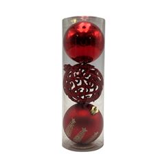 BOLA NATAL 8CM C/3 NTB85511