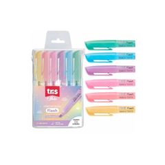 Marca Texto Tris Flash 6p Pastel 607283
