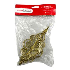 PENDENTE FLOCO NEVE C/GLITT WF1157