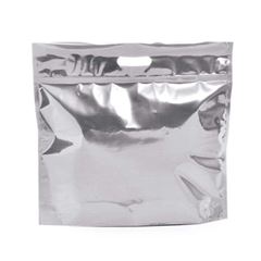 SACOLA LAM CROM C/ZIPER PRATA 270850