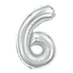 BALAO METALIZADO PRATA 6 8070