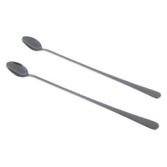 Colher em Aço Inox Bailarina Oxford 30cm Preto - Wolff