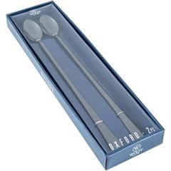 Colher em Aço Inox Bailarina Oxford 30cm Preto - Wolff