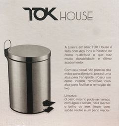 Lixeira Aço Inox Tok 3 Litros