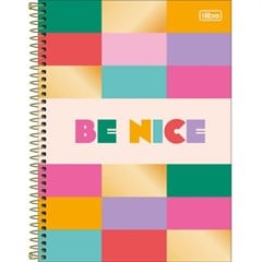CADERNO CD BE NICE 1X1 80F 313599