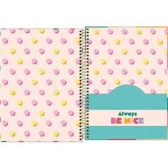 CADERNO CD BE NICE 1X1 80F 313599