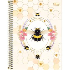 CADERNO CD HONEY BEE 1X1 80F 322997