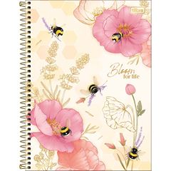CADERNO CD HONEY BEE 1X1 80F 322997