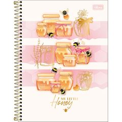 CADERNO CD HONEY BEE 1X1 80F 322997