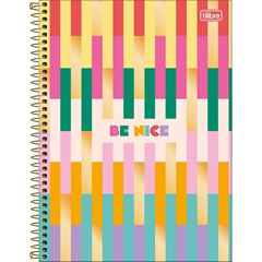 CADERNO CD BE NICE 10X1 160F 313602