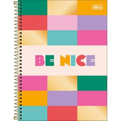 CADERNO CD BE NICE 10X1 160F 313602