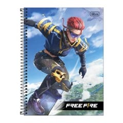 CADERNO CD FREE FIRE 1X1 80F 319601