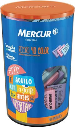 Borracha Mercur Reciclável 40 Unidade Color