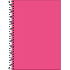 Caderno 1/4 sem Pauta Neon 80 Folhas Pink