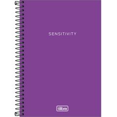 Caderno 1/4 sem Pauta Neon 80 Folhas Roxo
