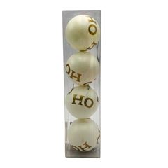 BOLA NATAL HOHOHO 7CM C/4 NTB60033