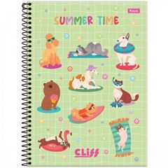 CADERNO CD CLIFF FEM 10X1 160F 6681